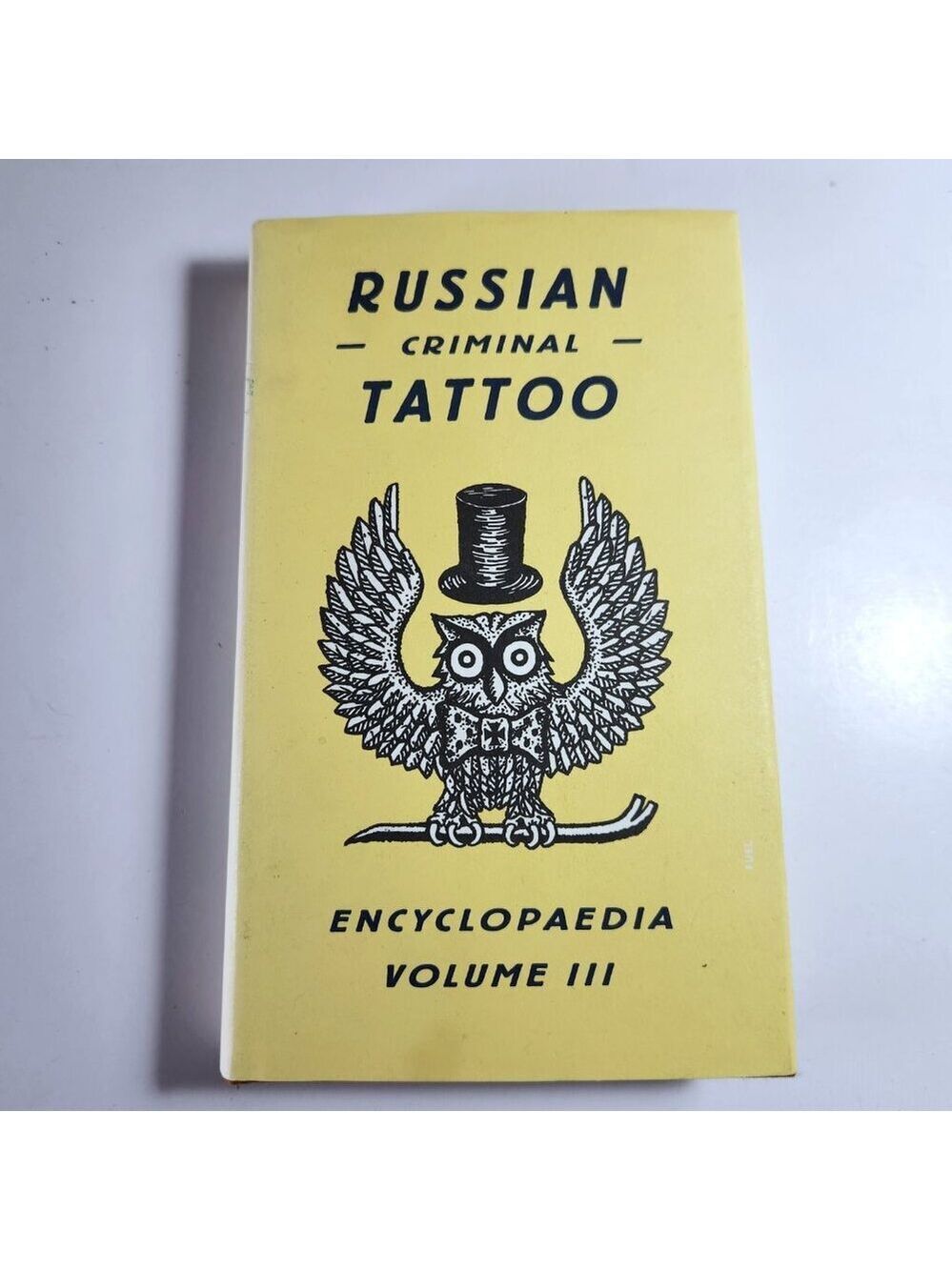 Russian Criminal Tattoo Encyclopaedia Volume III Hardcover Dustjacket